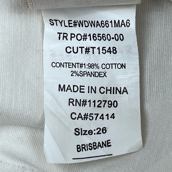 True Religion White/Grey/Tan Camo Brisbane Skinny Utility style - Size 26 - Picture 11 of 11